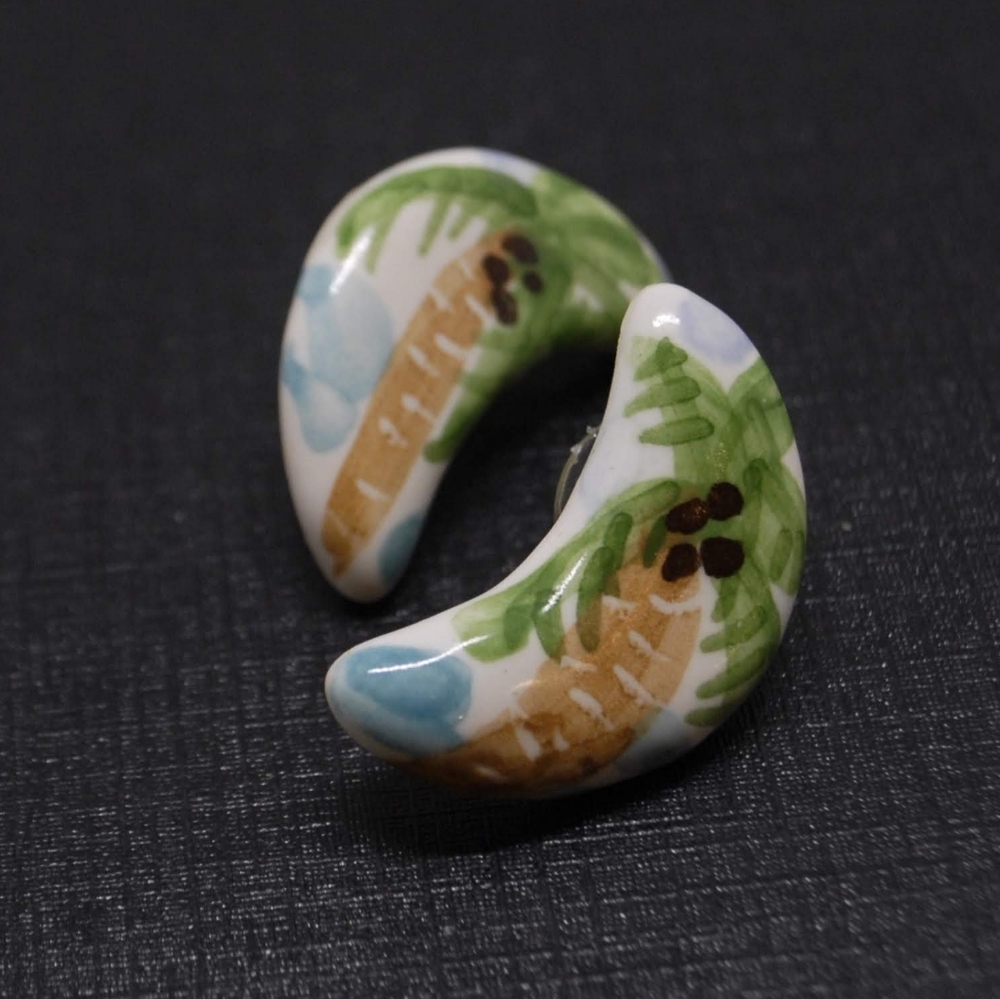 Jan Pugh Palm Tree Earrings